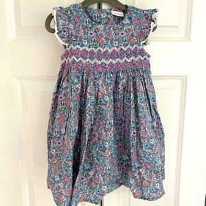 Next smocked floral toddler dress, 18-24 months